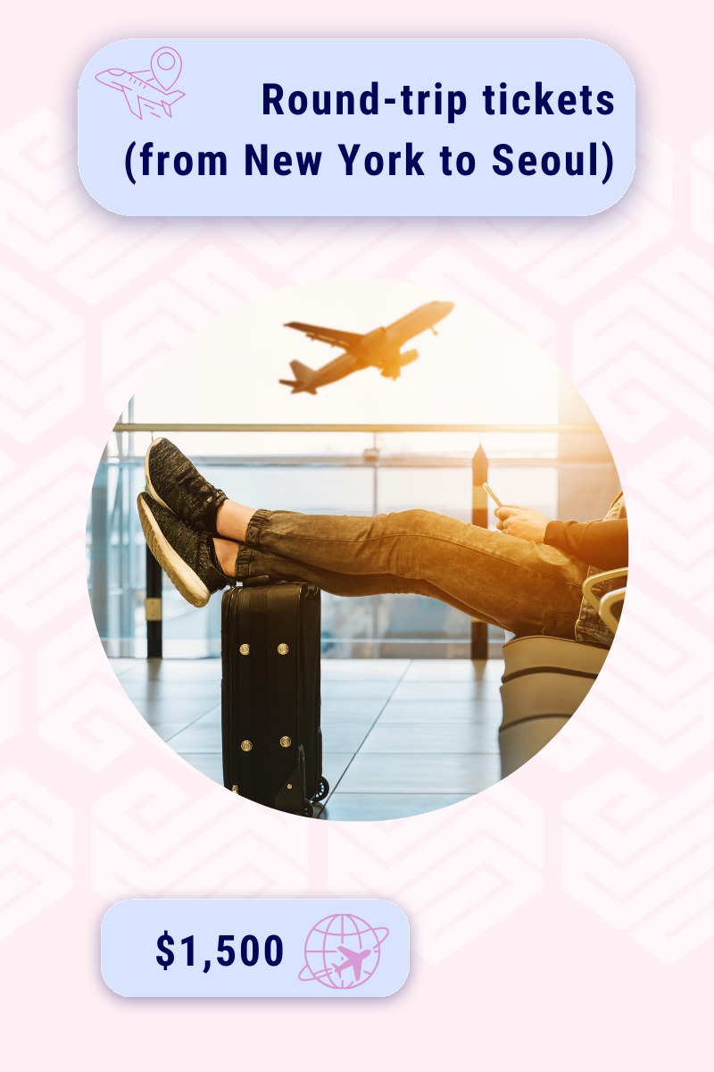 roundtrip tickets to Korea cost