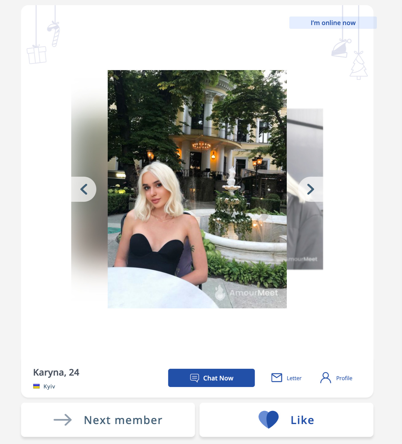 Like feature on AmourMeet