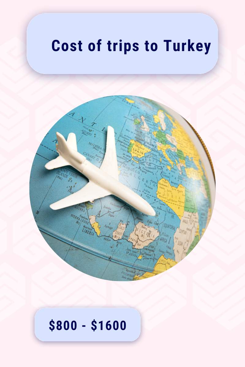 Cost of trips to Turkey