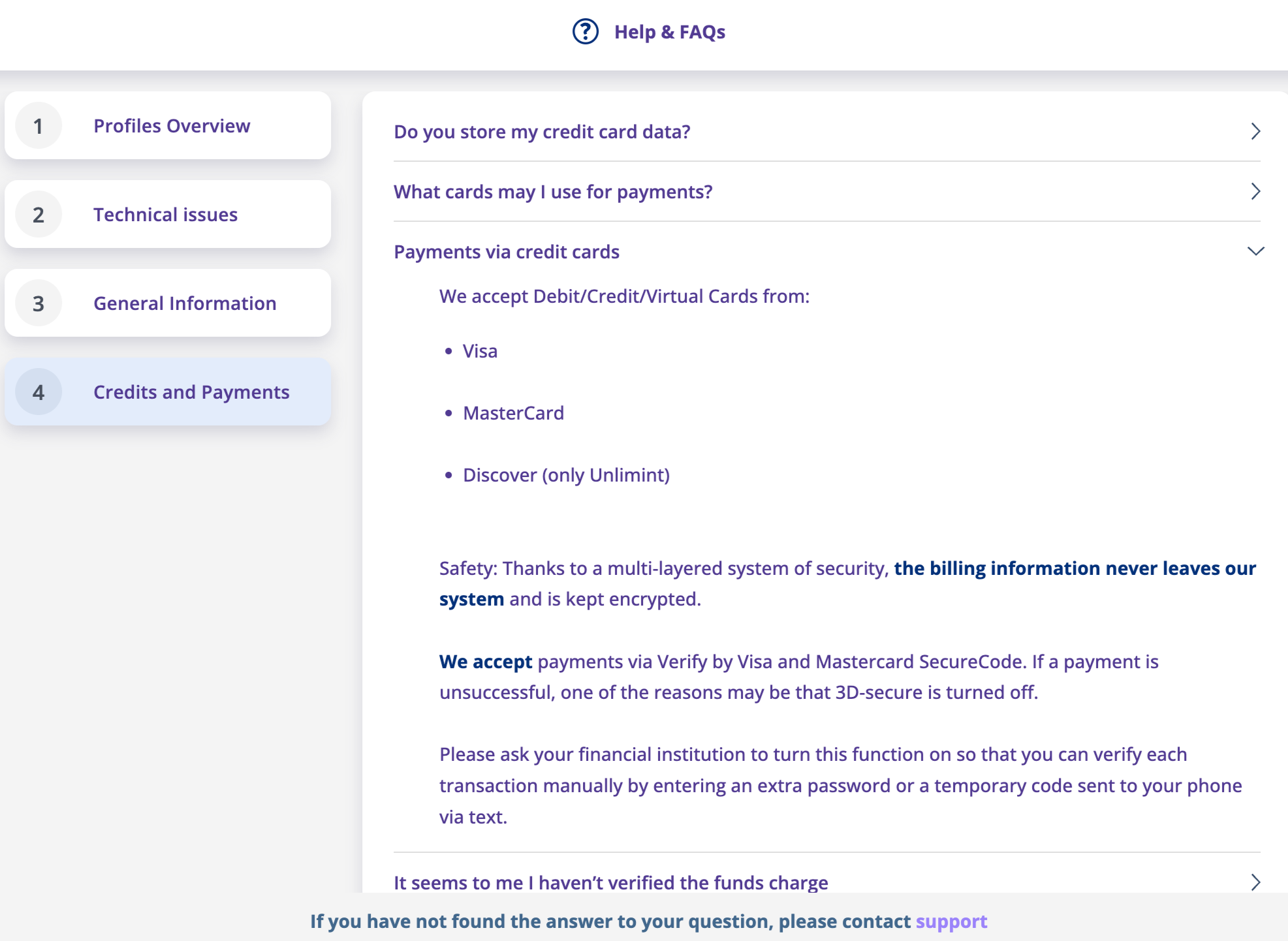 FAQ section on NaomiDate