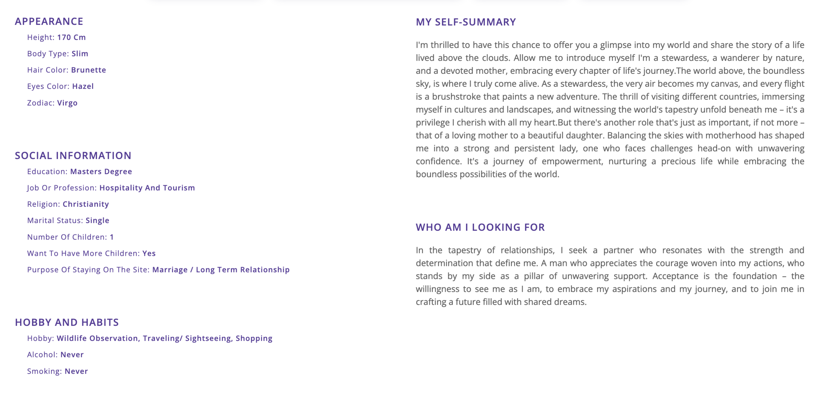 NaomiDate profile
