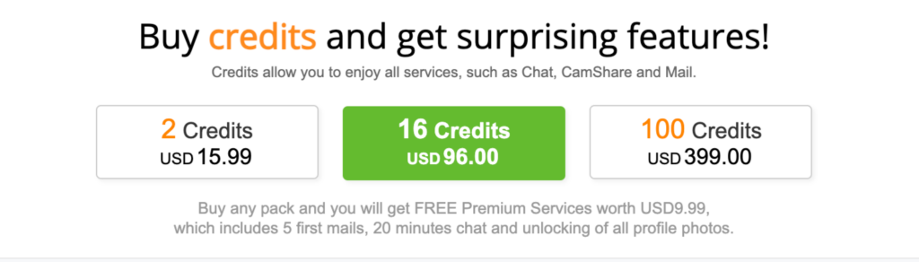 LatamDate cost